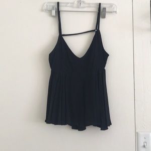 Ava sky tank paradiso crepe top